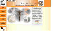 Desktop Screenshot of kolping-mergentheim.de